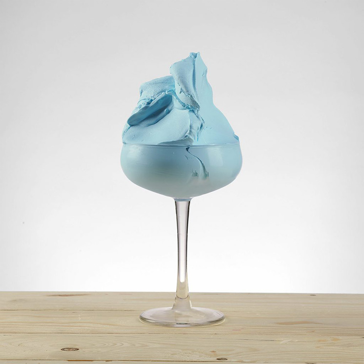 Himmelblaues Eis aus dem Eisladen Kugelbrunnen - immer beliebt bei Kindern aus Köthen.